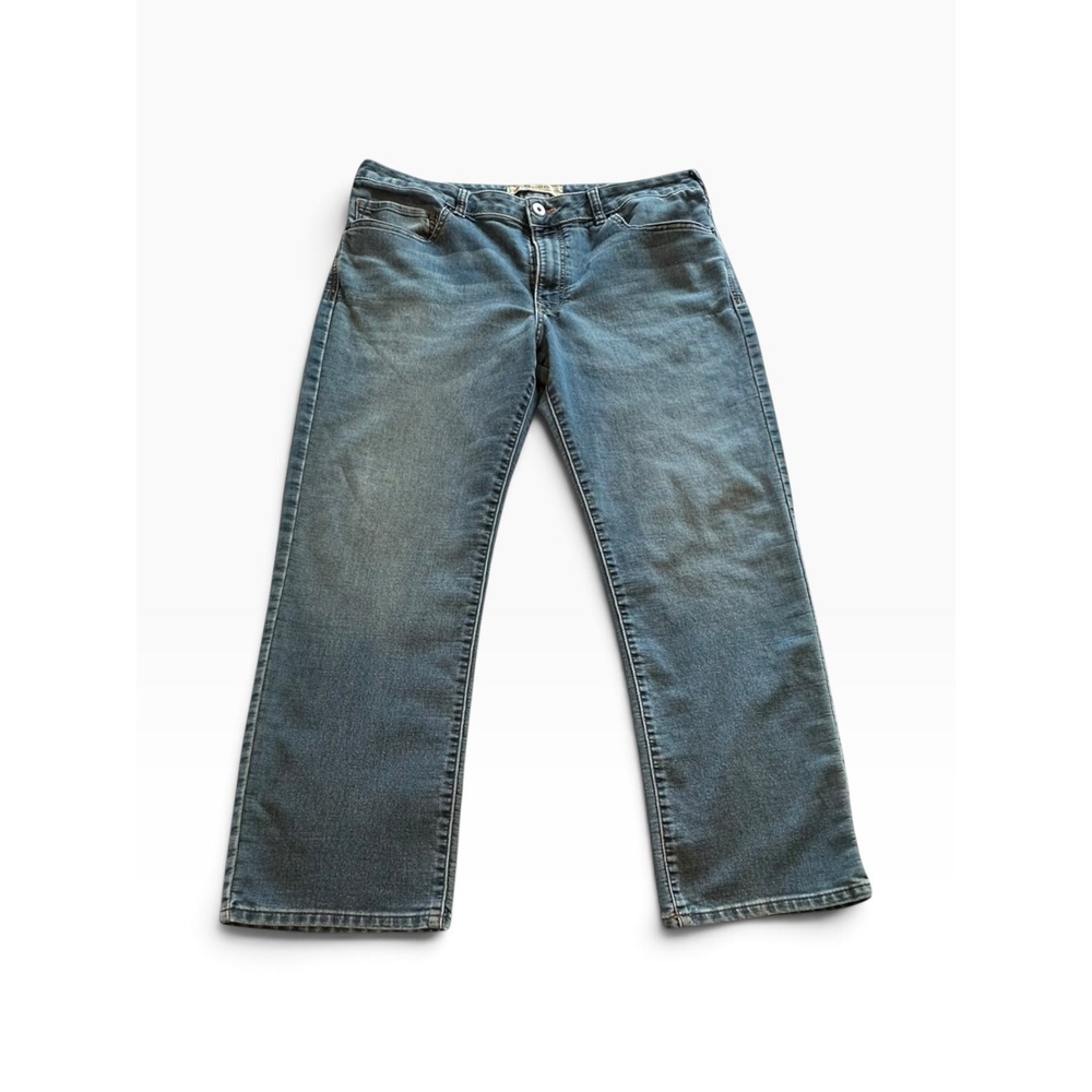 Lee Modern Series Jeans Mens T38x30 A38x28 Blue Straight Leg Stretch Denim